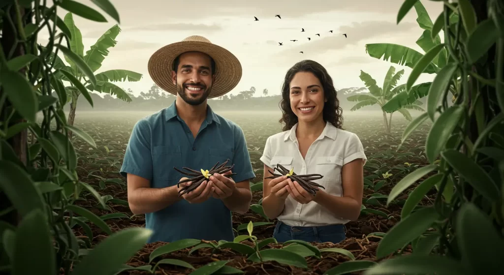 melhor sistema de cultivo de baunilha